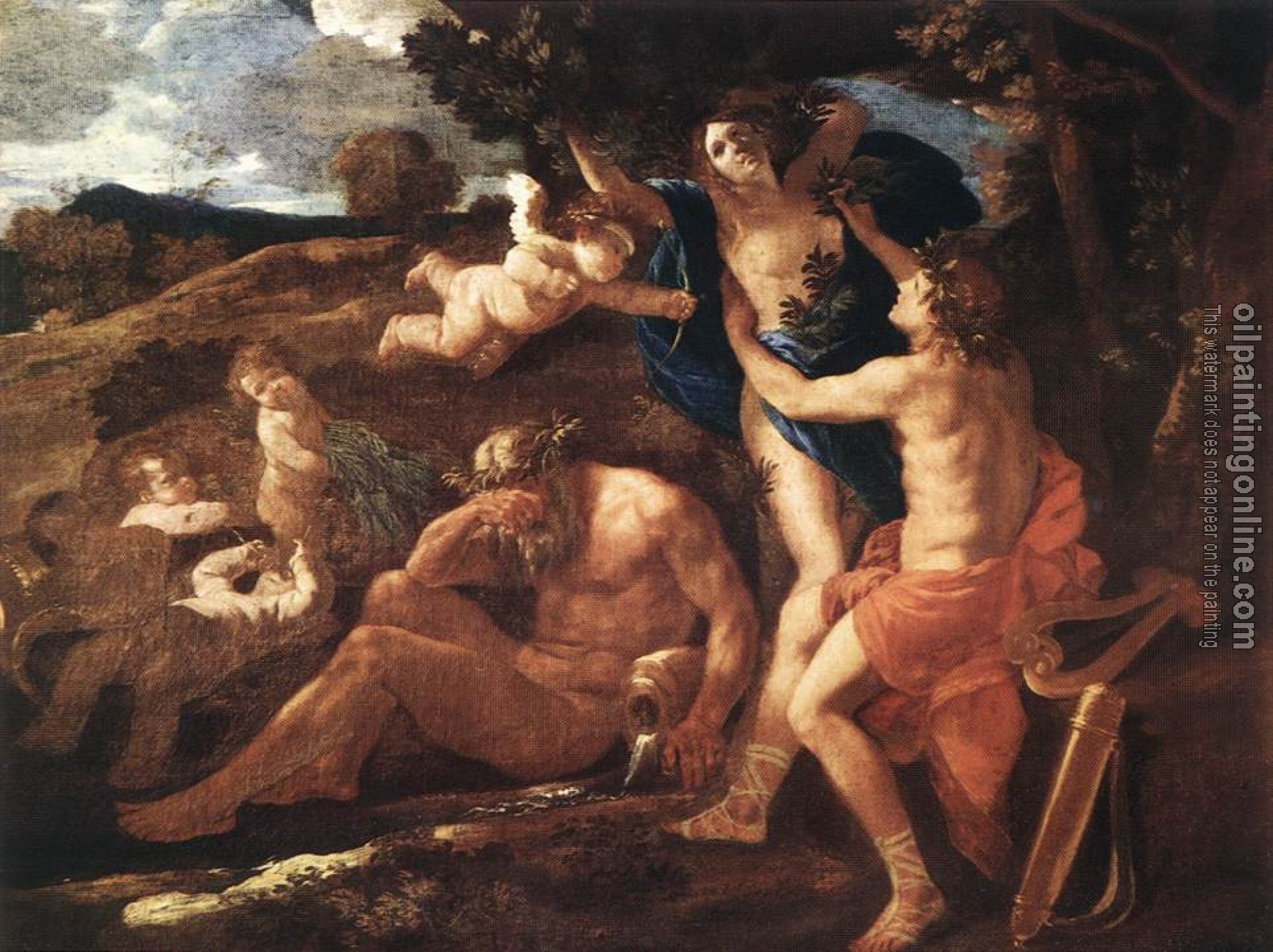 Poussin, Nicolas - Apollo and Daphne